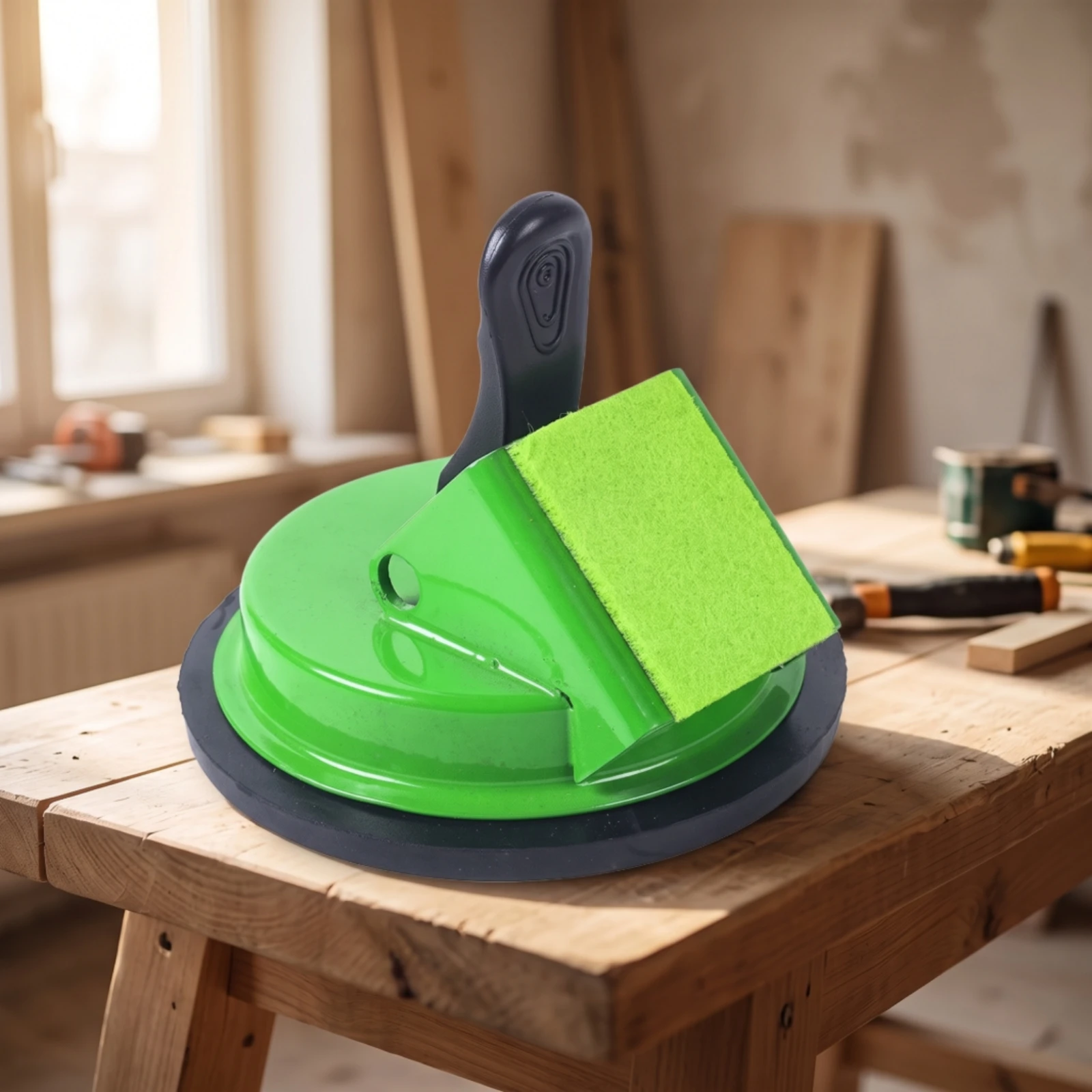 Suction Lifter with Felt Pad Angled Tile Lifter Tile Suction Cup Handheld for Installers, Renovations, Job Sites