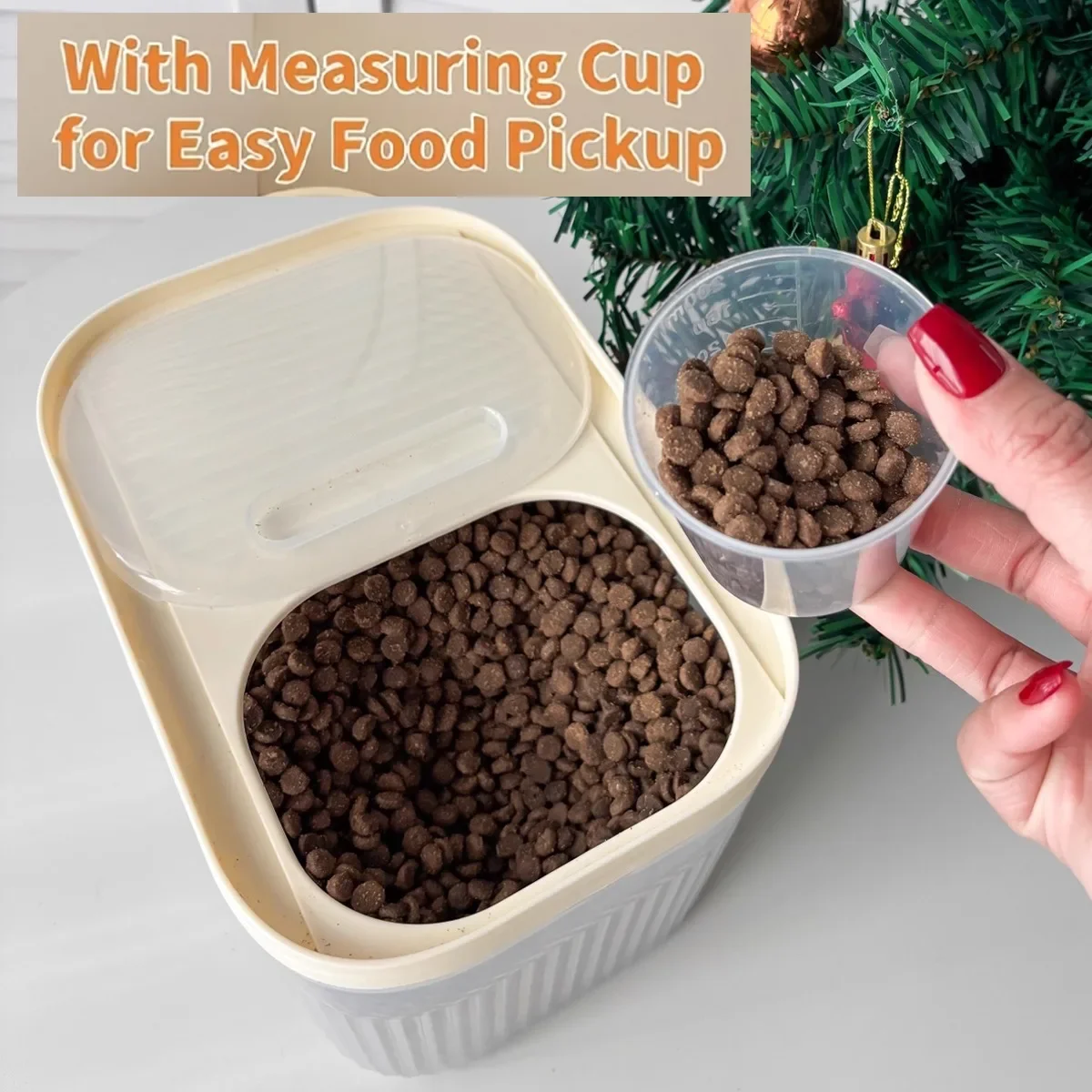 

5/10/15kg Large Capacity Moisture Proof Dog Cat Dry Food Bin for Pet Supply Storage Dog Food Storage Container with Airtight Lid