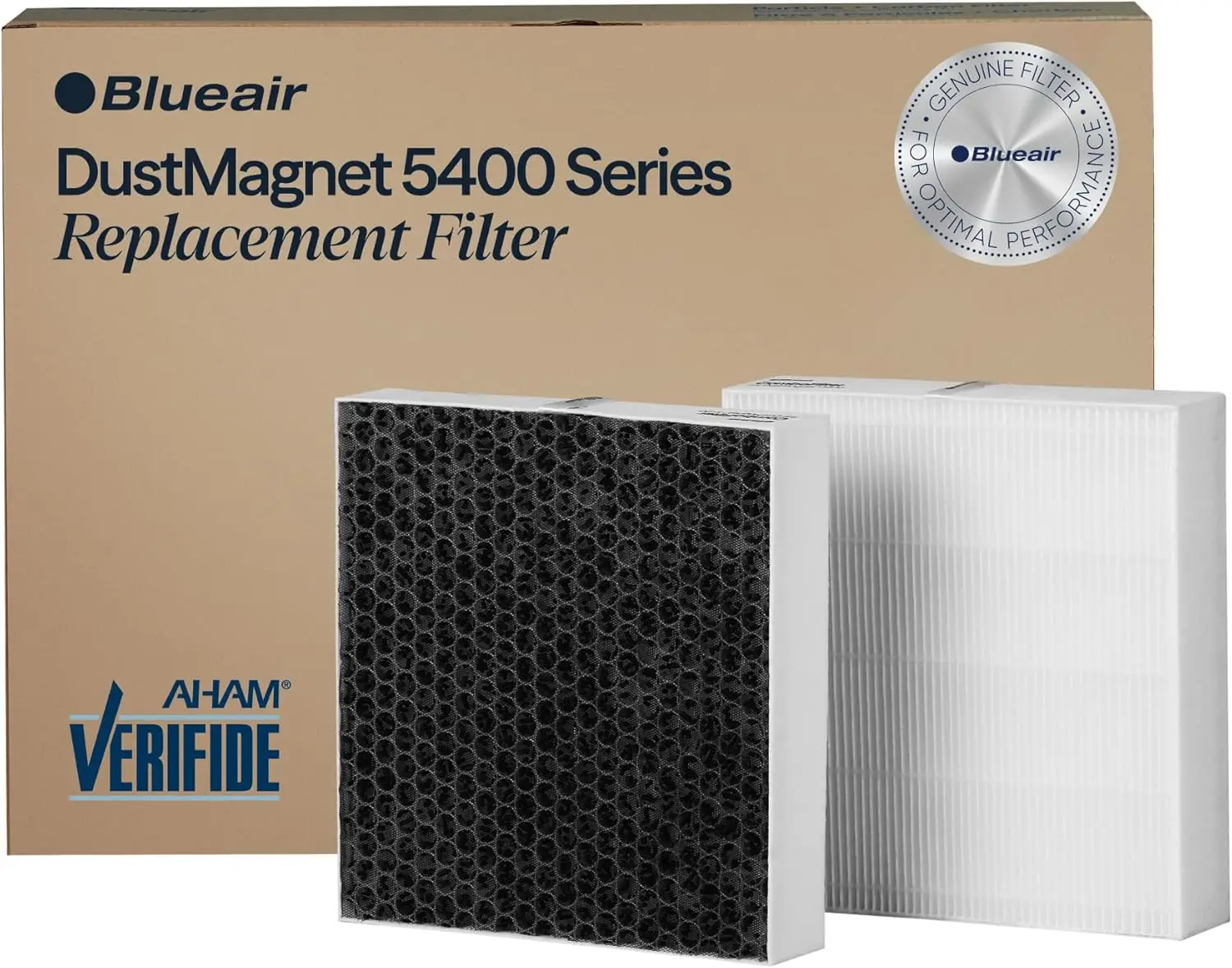 

Genuine Replacement Air Purifier Filter for Dust, Virus, Bacteria, Smoke and Allergies - Compatible with Medium to XL Spaces