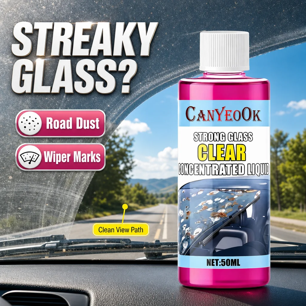 Strong Glass Clear Concentrated Liquid 50ml Car Windshield Washer Fluid Cleaner Wiper Care Clear Vision