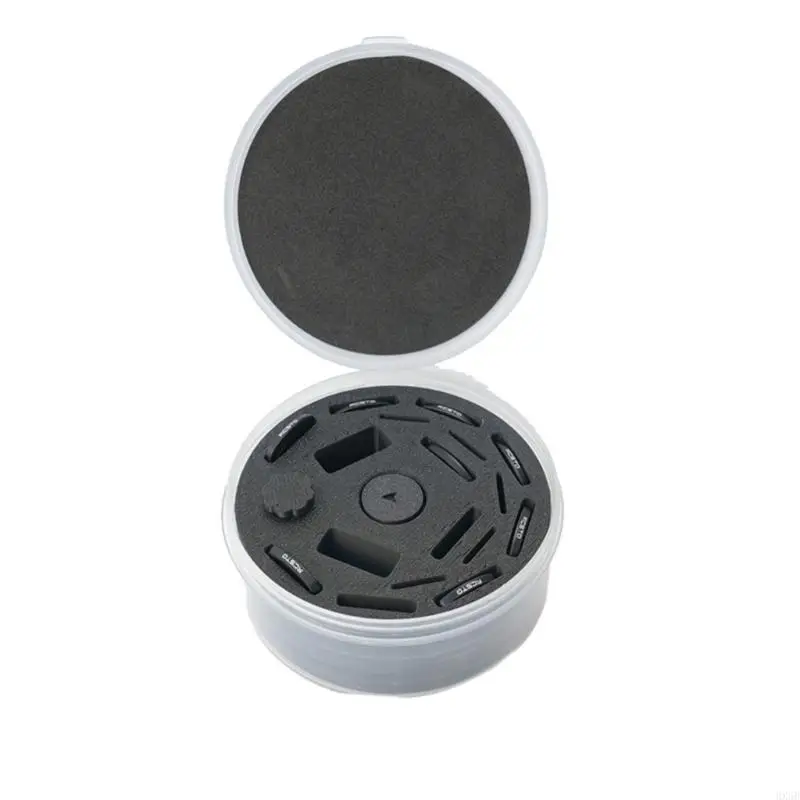 HX6B Protective Lens Filter Storage Bag Round Filter Storage Box Carrying Case for Pocket 2 Camera Lens Filter