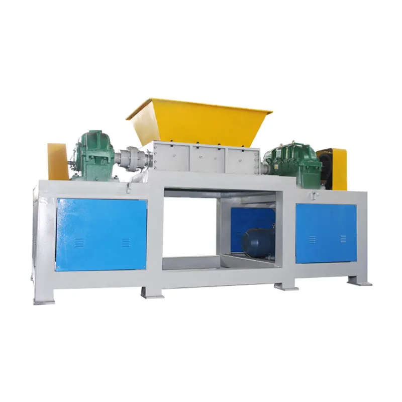 Industrial Double Shaft Waste Plastic Wood Rubber Shredder Scrap Metal Shredder Machine