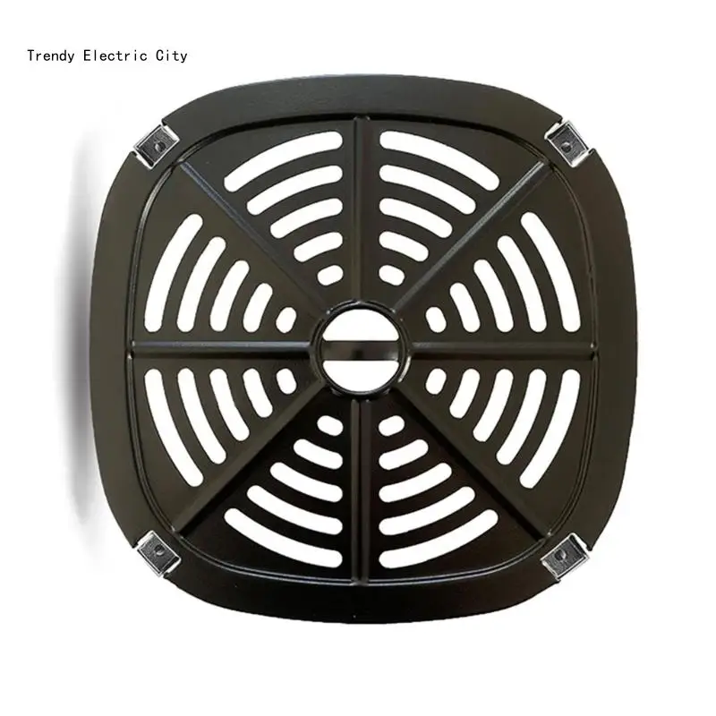 R9CD حصير الطبخ متعدد الوظائف لوحة مقلاة هوائية معدنية لوحة مقلاة الهواء صينية المقلاة الهوائية