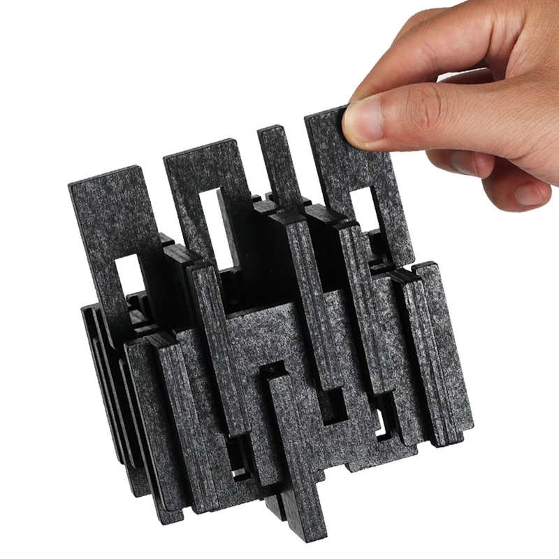 Twelve Piece Puzzles Wooden Luban Lock Difficult Brain Teaser For Kids & Adults IQ Test Mind Challenging Games Unique Gifts