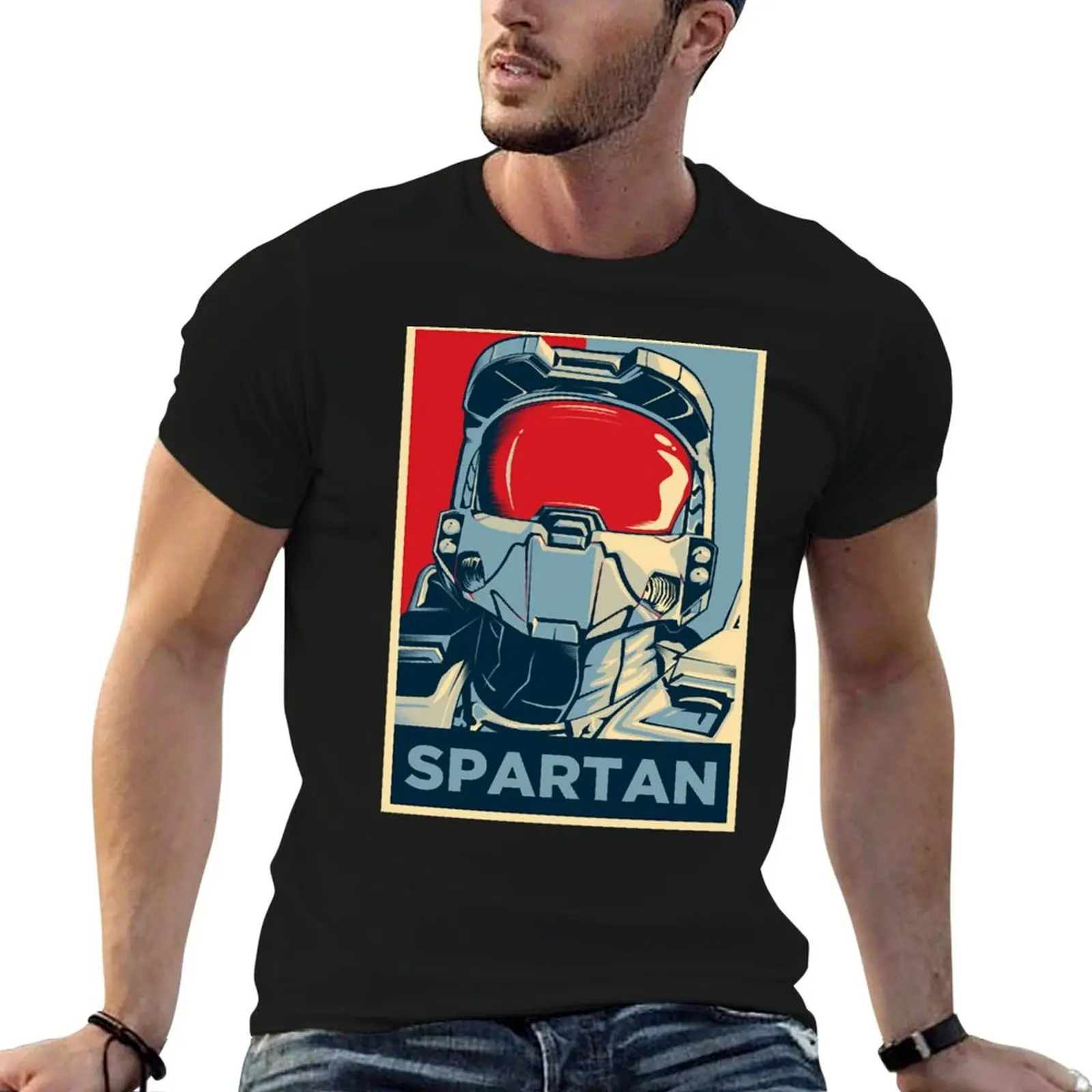 

tshirt anime shirts shirt cotton cotton T-Shirt oversize SPARTAN 100% men t 100% t