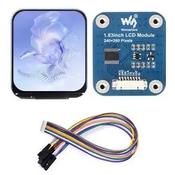 Écran LCD Tactile en Couleurs, 1.83 Pouces, 65K, 240x280, NV3030B, pour Ardu37, Raspberry Pi, ESP32S3, Pico, STM32