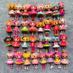 New arrival 7cm Original Lalaloopsy little Sister Dolls PVC Holiday Gift Girl Gollection Toy