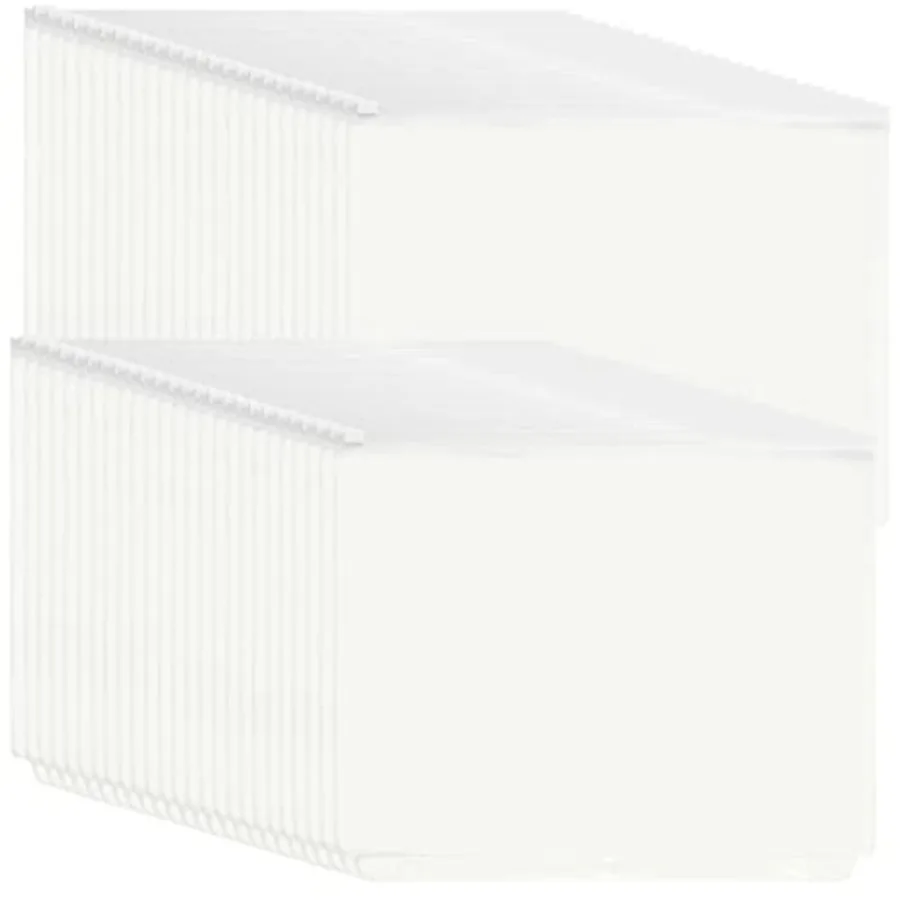 

3 Holes Clear PVC Zipper Binder Pocket Insert Pages Letter Size 8 1/2" x 11 Loose Leaf Binder Filing Storage Bags 50 Per Pack