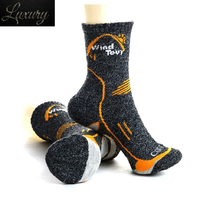 

Outdoor Coolmax hiking Socks Unisex Thermal Warm Comfortable Breathable camping 2 Pair/lot