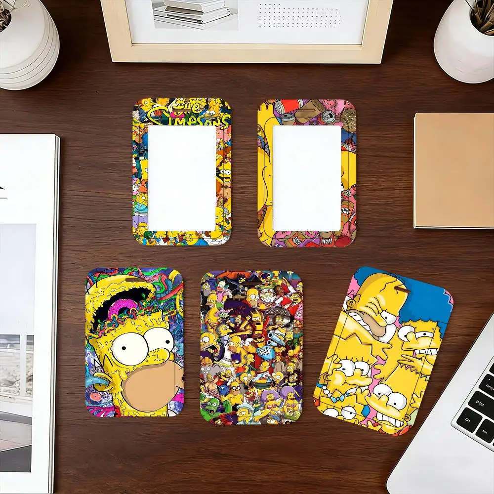 Cartoon S-Simpsons Funny Lanyard Card Holders Student ID Card Holders Neckband Card Holders Access Control Accessories Gifts