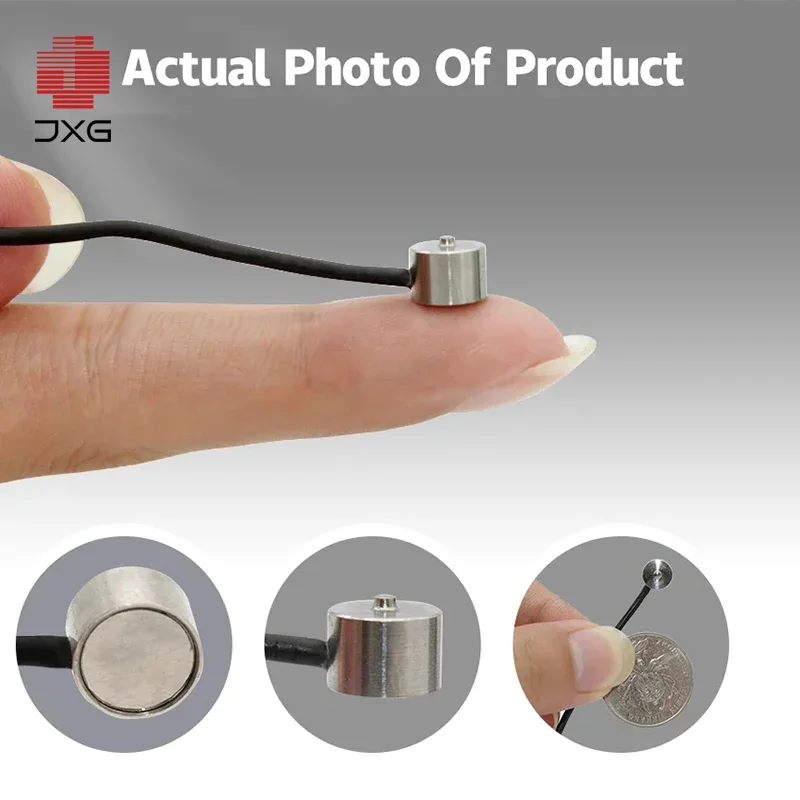 Mini Pressure Button Sensor: Load Cell 1.5-500Kg, High Precision Micro Sensor 8-20mm for Force Measurement