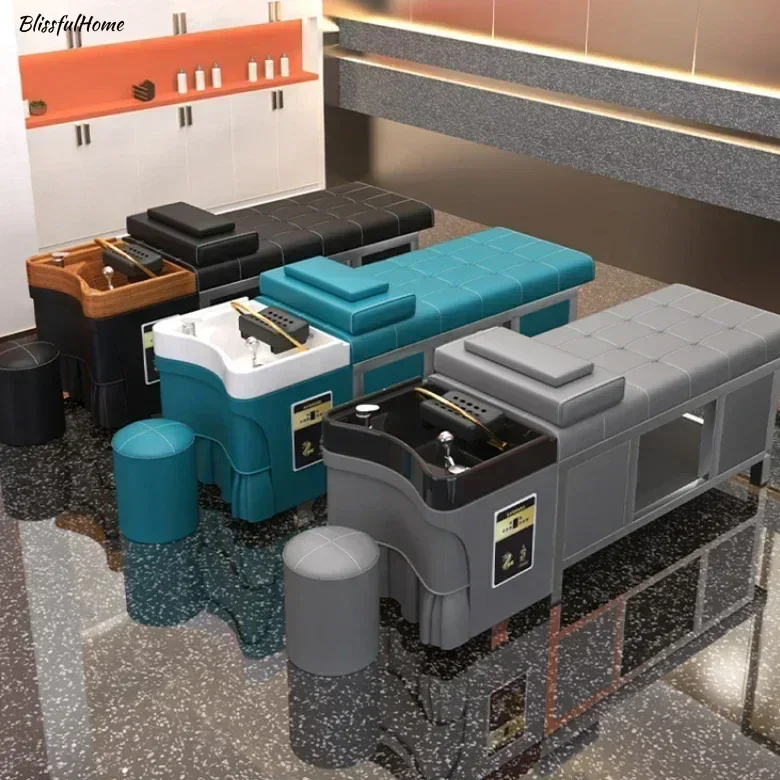 Hairdressing shampoo bed Special for beauty salon With water circulation and fumigation Thai massage For barber shop special use