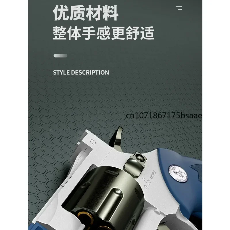 새로운 리볼버 ZP5 357 금속 장난감 총 모델, 합금 분리형 모양, 실제 컬렉션 색상, 소년 성인용 인상적인 생일 선물