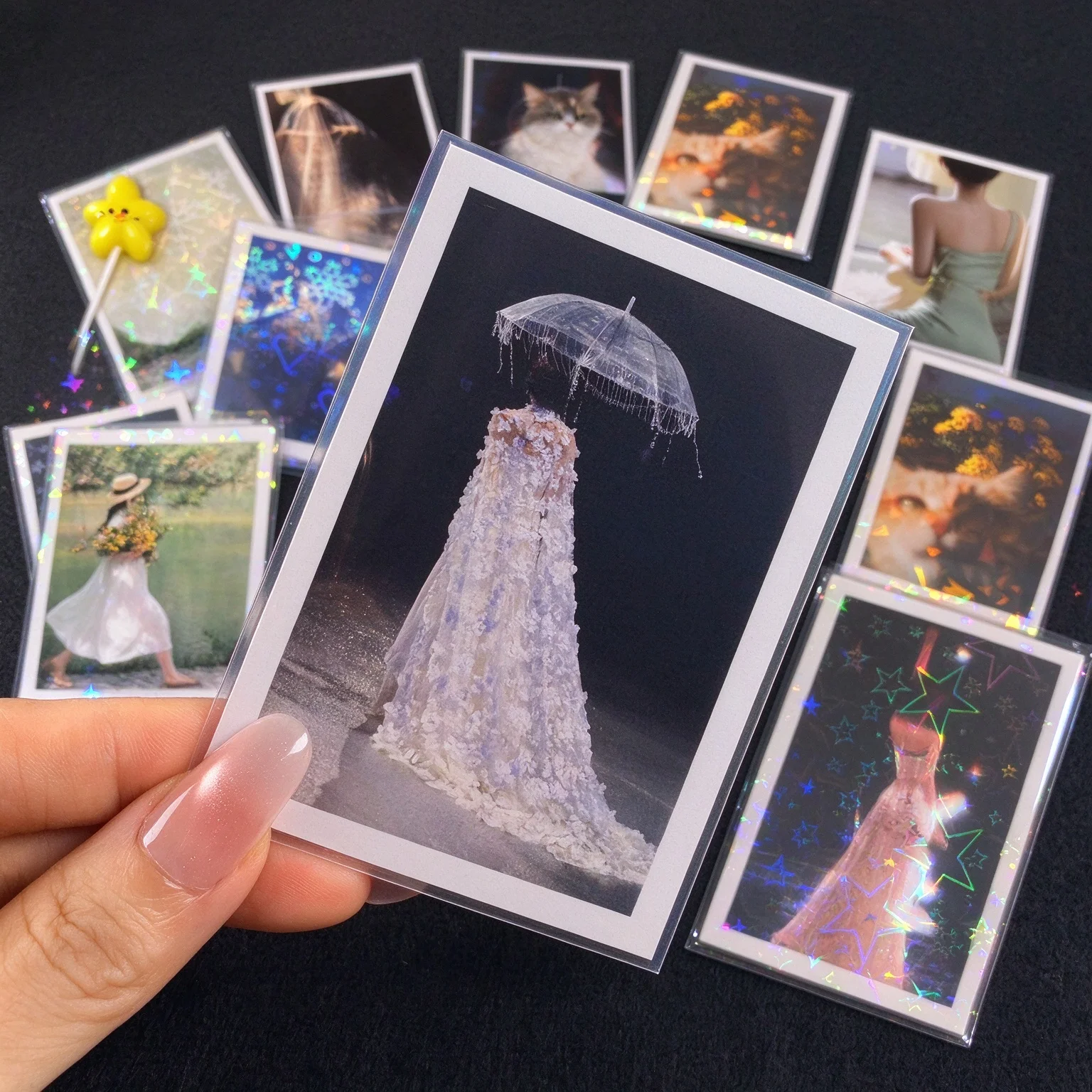 50-150Pcs Photocard Sleeves 58x89mm Kpop Card Protector Holographic TCG Board Game Sleeves Archival-Grade Idol Protective Covers