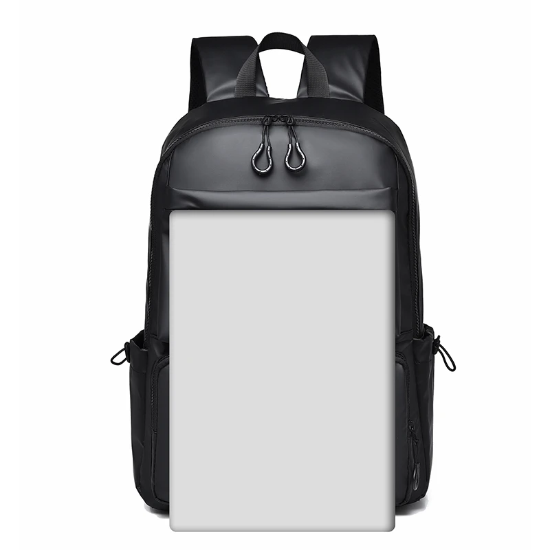 새로운 방수 남성용 대용량 캐주얼 여행 배낭 컴퓨터 수납 공간과 책가방이 있는 단순한 더블 숄더백