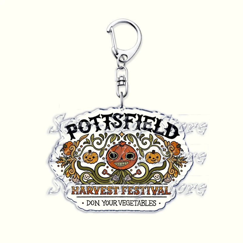 Cute Halloween Cartoon Spooky Ghost Keychains for Accessories Bag Pumpkin Scary Skull Autumn Keyrings Jewelry Friends Gifts