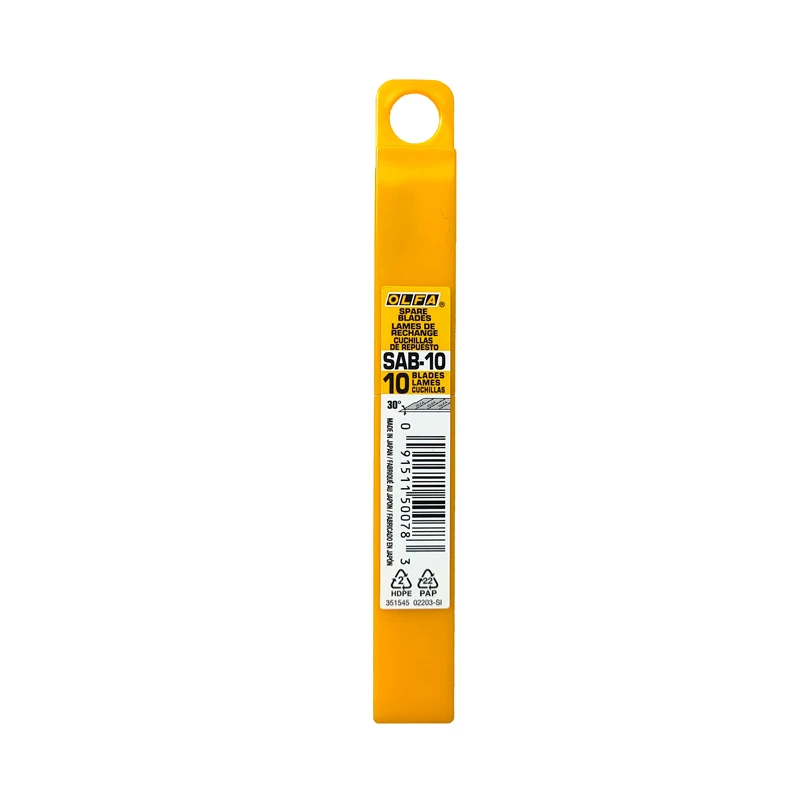 OLFA SAB-10 30-degree angle cutting insert 9MM small blade 10PCS/Lot