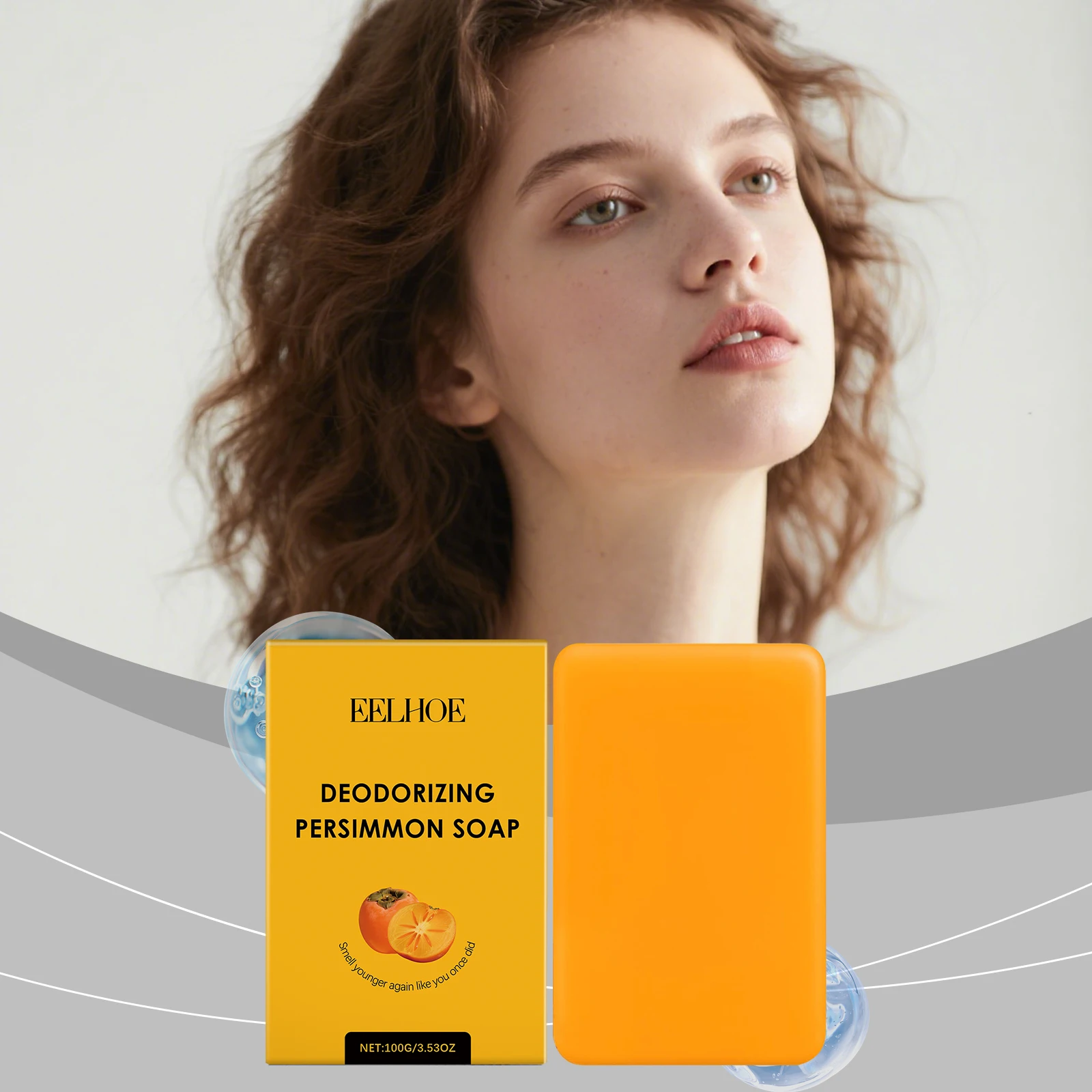 Mydło z persymoną dezodoryzujące, głęboko oczyszczające, odżywcze, eliminujące nieprzyjemne zapachy, wygładzające, zapewniające długotrwały zapach, nawilżające, mydło do kąpieli i mycia ciała.