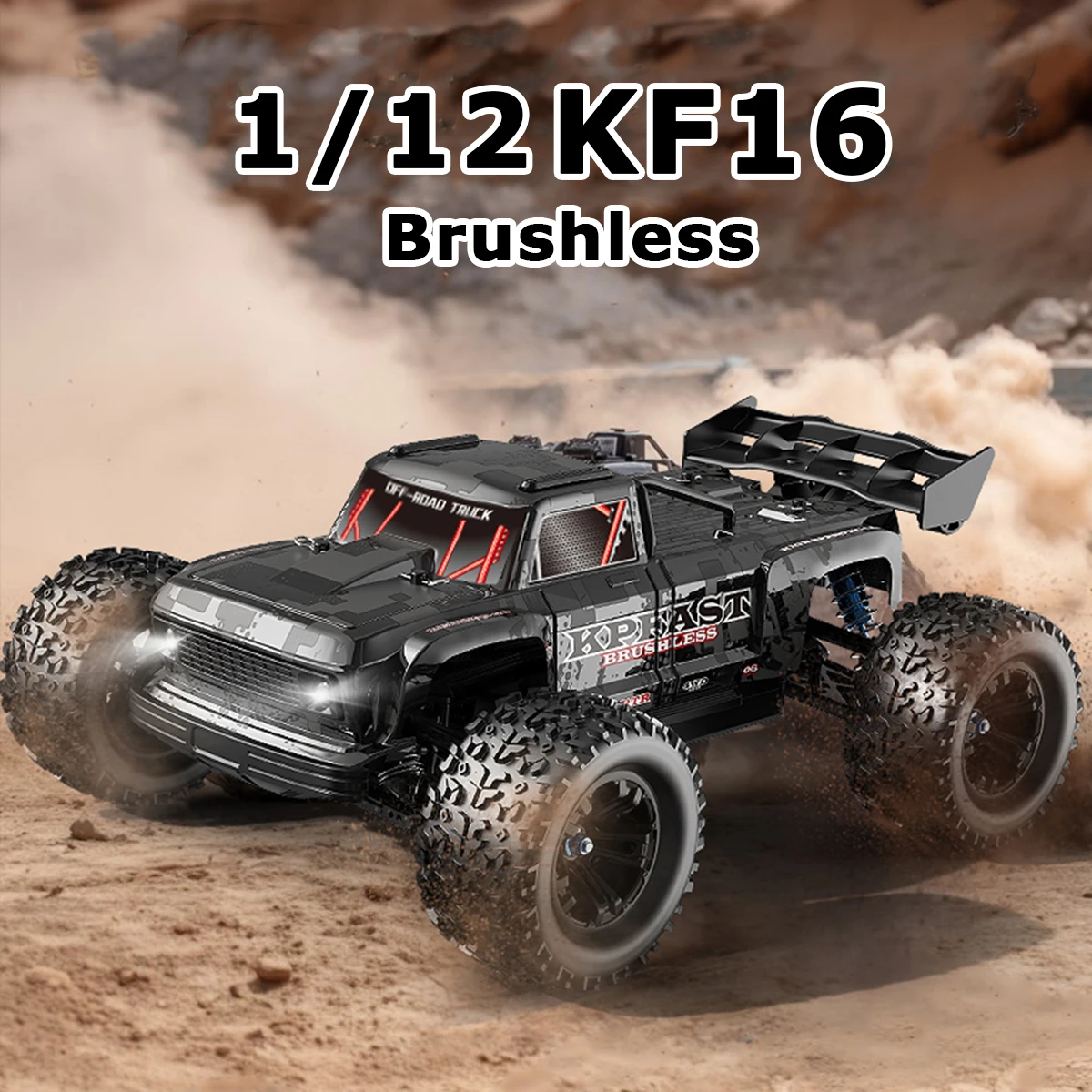

1/12 KF16 RC Car Brushless High Speed 60km/h 4WD Off-Road Drift Hollywin 45A ESC Professional Racing Car model