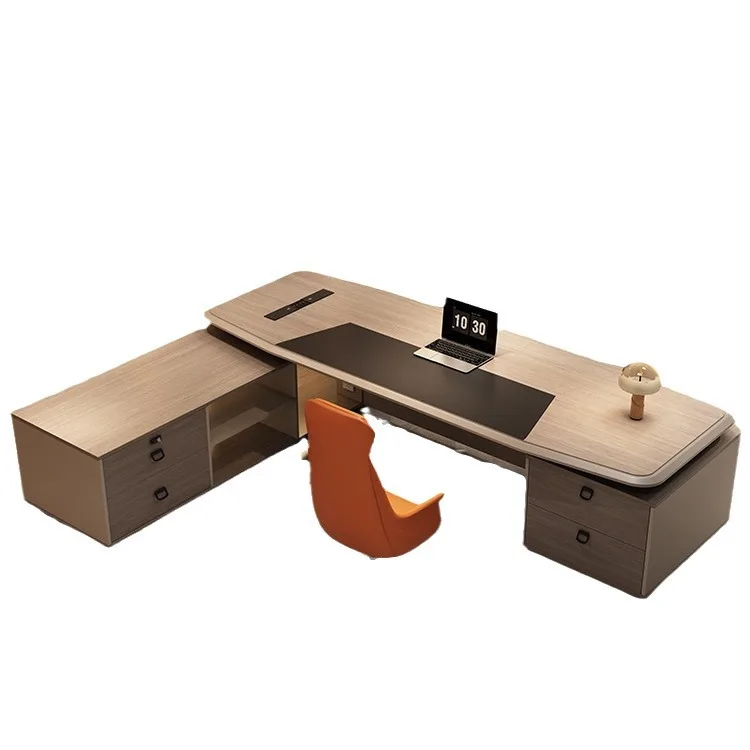 High-end Leadership Desk President Table Boss Painting Large Desk Office Manager Table Supervisor