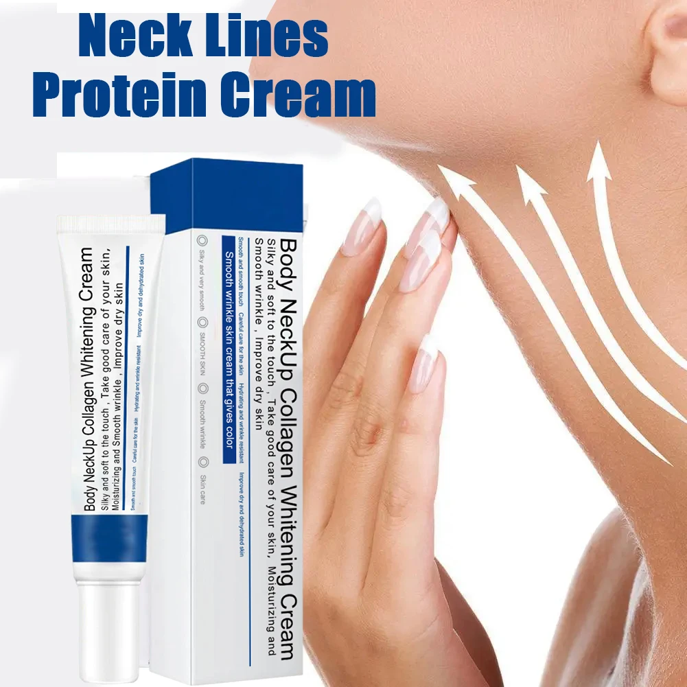 

Neck Lines Protein Cream Moisturis Nourish Lift Eliminate Double Chin Eliminate Tightening Fine Lines Anti-aging Rejuvenation