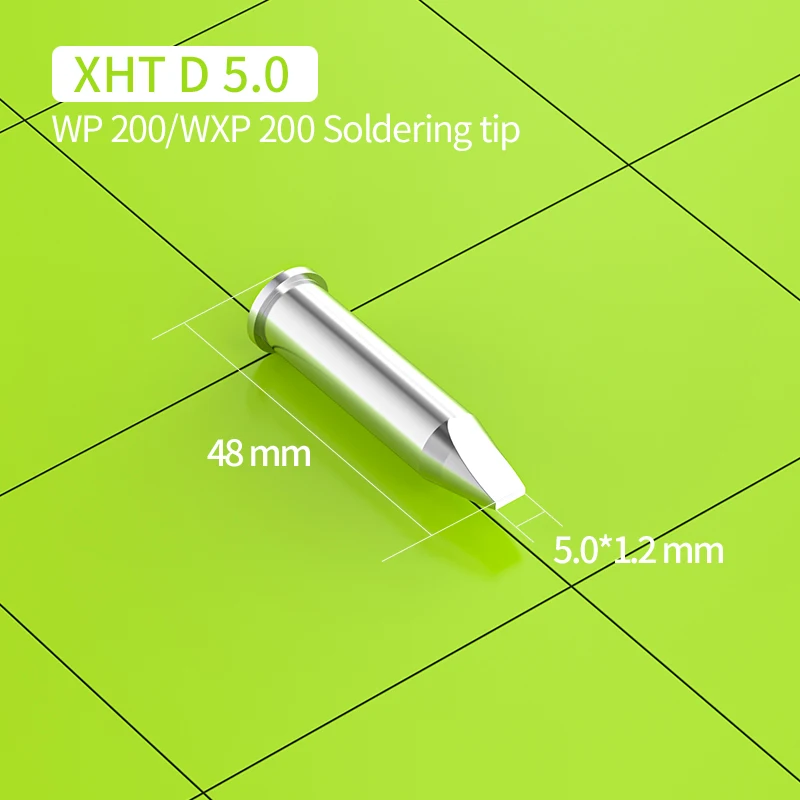 Ponta de ferro de solda ZHZZ XHTD Cabeça de solda XHTE Ponta de soldagem XHTF XHTC compatível com WELLER CWP200 WXP200
