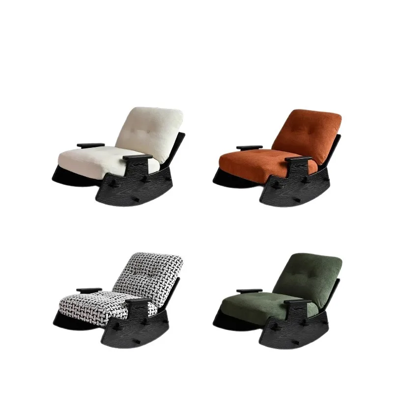 

Single, home balcony retro style leisure chair can sleep and lie down, living room lazy sofa chair