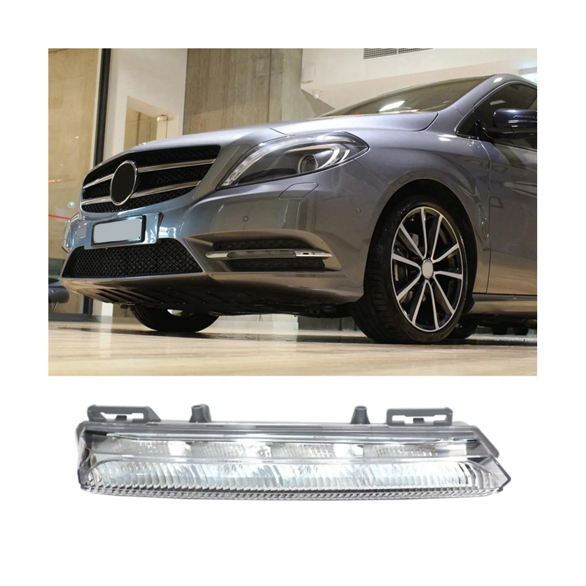 Car LED Day Running Light Front Left Fog Lights Warning Lights Assembly for Mercedes Benz a B CLASS W246 2049069100