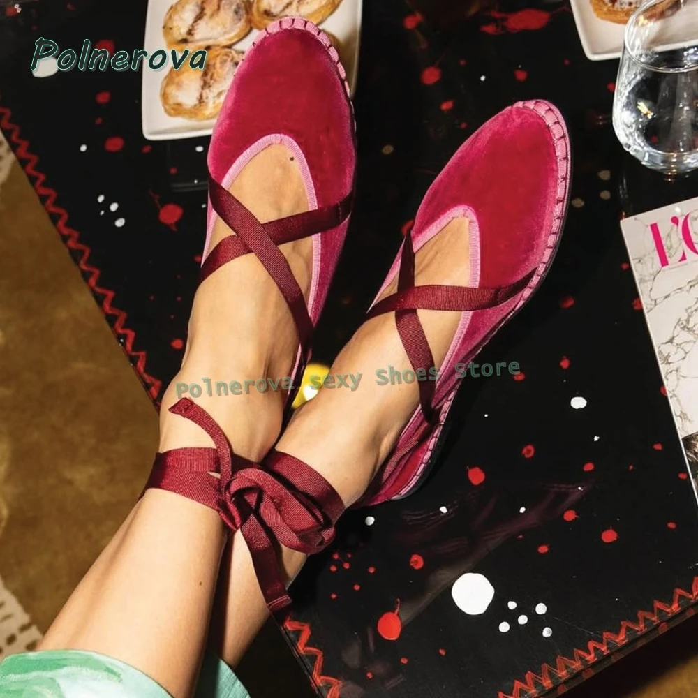 

Ankle Strap Flat Mary Jane Shoes 2025 Spring Summer New Style Round Toe Shallow Cut Out Casual Sweet Women Fashion Ballet Shoes