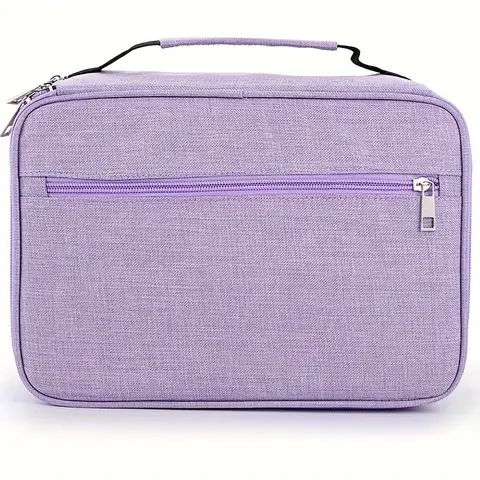 컬러 연필 케이스 300 슬롯 연필 케이스 Prismacolor Crayol 용 이중 지퍼 다층 홀더가있는 대용량 연필 홀더