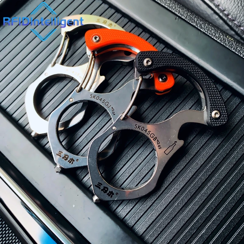 Multi-Functional Emergency Safety Belt Cutter Window Breaker Bottle Opener Key Chain Self Defense Weapon Survival Tool Keyring