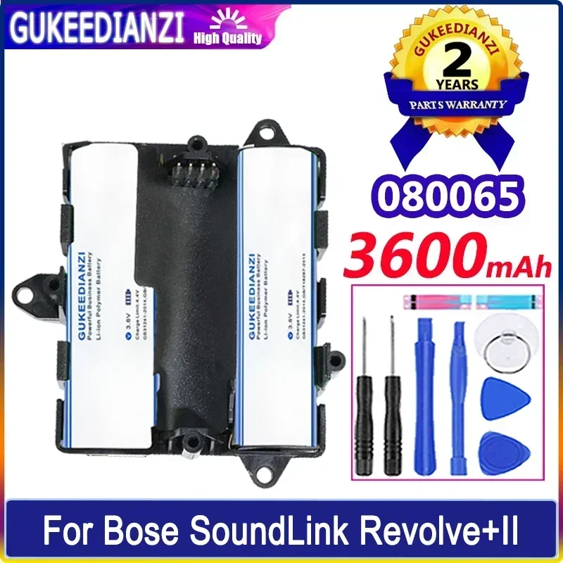 Bateria Large Capacity Replacement Battery 080065 3600mAh For Bose SoundLink Revolve+ II 2 080061 829049-0210