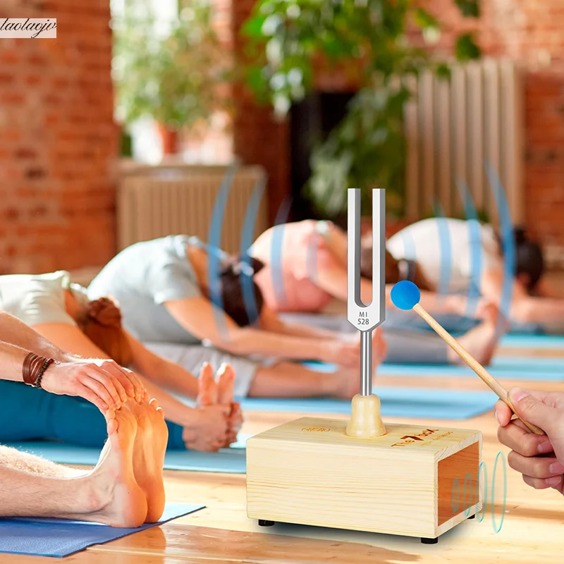 

528HZ 432HZ Tuning Fork, Tuning Fork Resonance Box, Chakra Tuning Forks For Sound Therapy, Yoga, Meditation And Relaxation