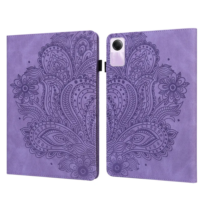 GEFENIS Coque For Xiaomi Redmi Pad Se 11 Inch 2023 Case Embossing PU Leather Stand Book Flip Cover For Funda Redmi Pad SE Case C