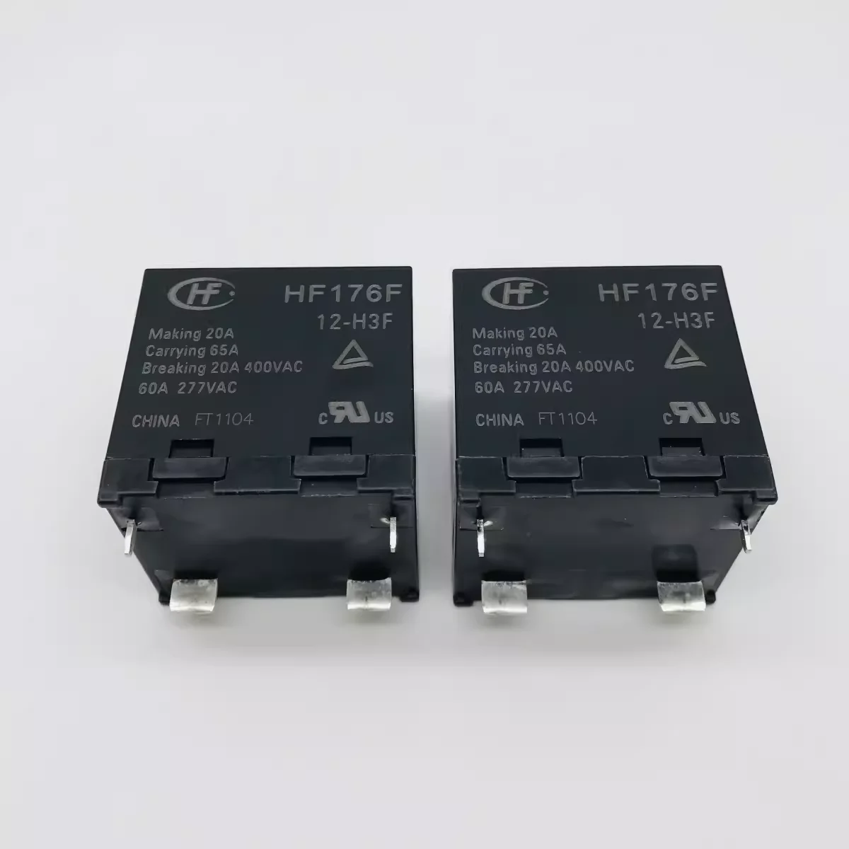 HF176F-12/24-H3F set of normally open 4-pin 60A277VAC Hongfa solar relay 12V24VDC