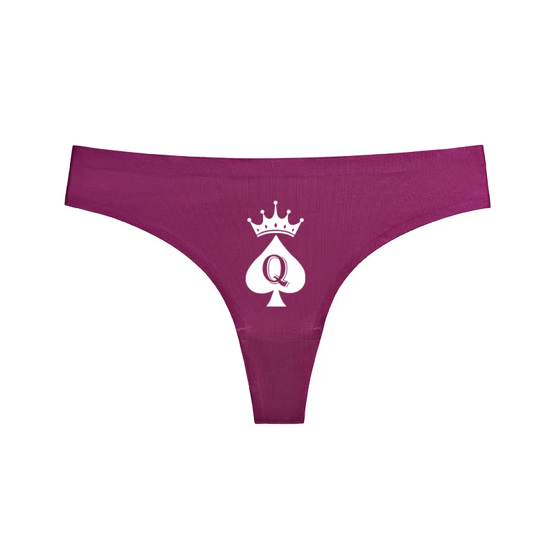 Hot Panties Sexy Thongs Plus Size Sexy G String Panties For Ladies Queen Spades Underwear for Women Female Lingerie G Thong - view 2
