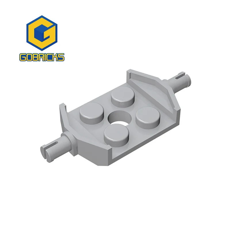 

Gobrick, 10 шт., модифицированные пластины 2x2 с колесами, совместимые с 6157 детскими игрушками, строительные блоки, развивающие игрушки
