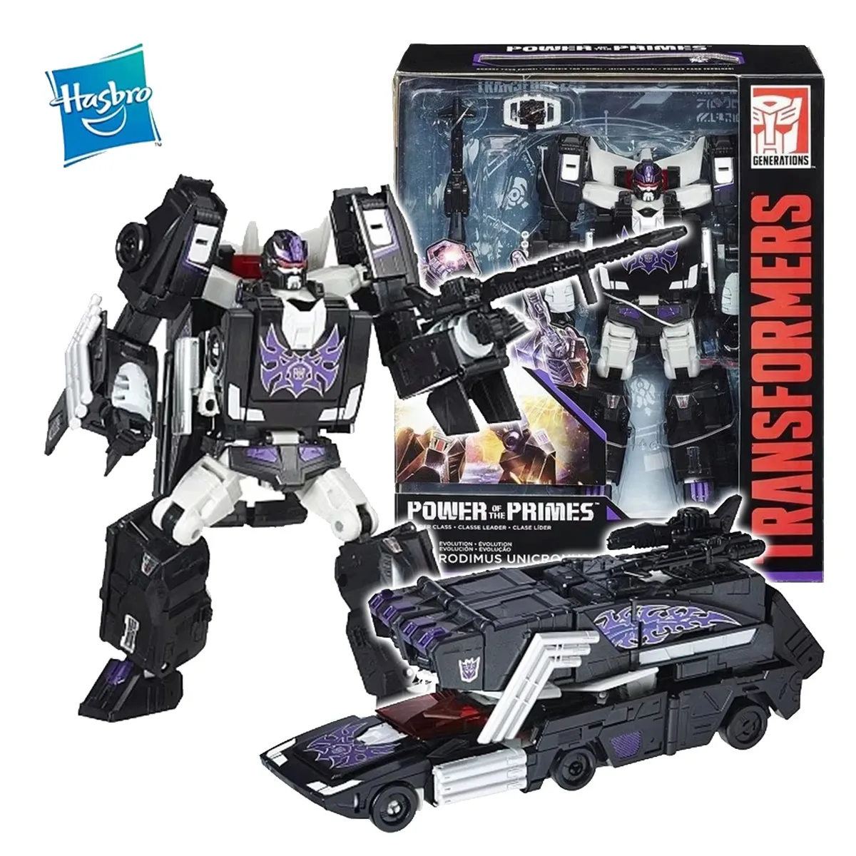 【In Stock】Hasbro Transformers Power of The Primes Rodimus Unicronus Leader Class Original Action Figure Model Toy Collection