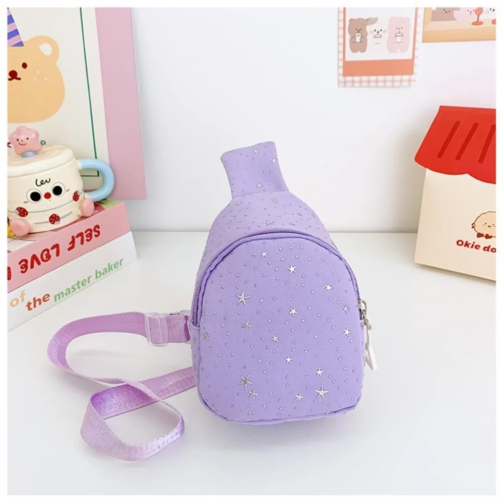 Fashion Adjustable Straps Crossbody Backpack Lightweight Star Print Chest Bag Versatile Shoulder Bag Casual Outing