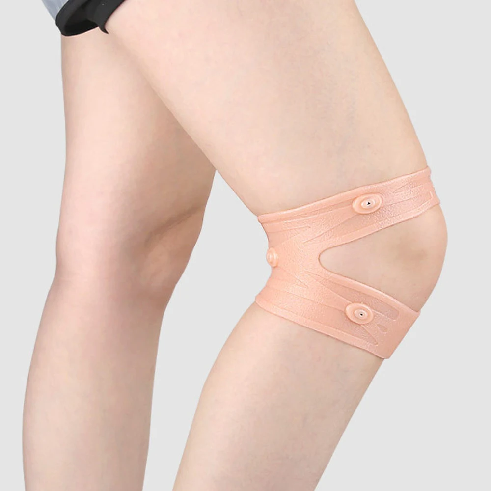 1 Stück Magnetische Kniebandage, Silikon-Kompressionsmanschette, Wasserdichter Kniescheiben-Schutz für Sport und Meniskus – Detail 11