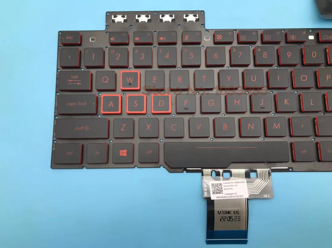 NEW For Asus TUF Gaming FX705D FX705G FX705A FX705DD Laptop English Keyboard Red Backlit