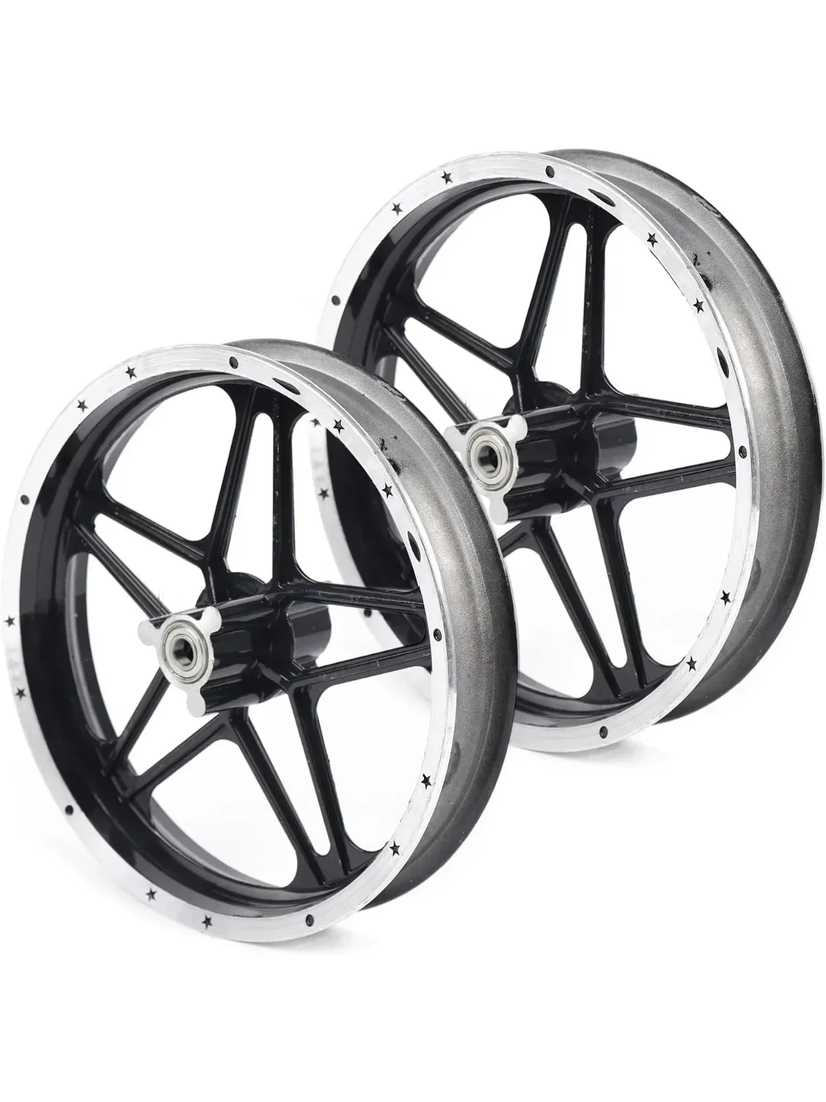 

Front Rear Wheel 2.50-10 Aluminum Tire Rim Hub Assembly For 49-50CC 2 Stroke Electric Scooters, E-Bike