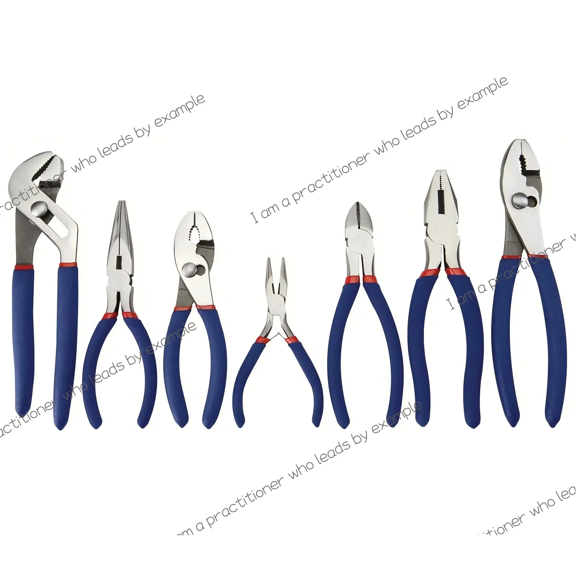 

7-Piece set of pliers, pointed nose pliers, labor-saving pliers, steel wire pliers