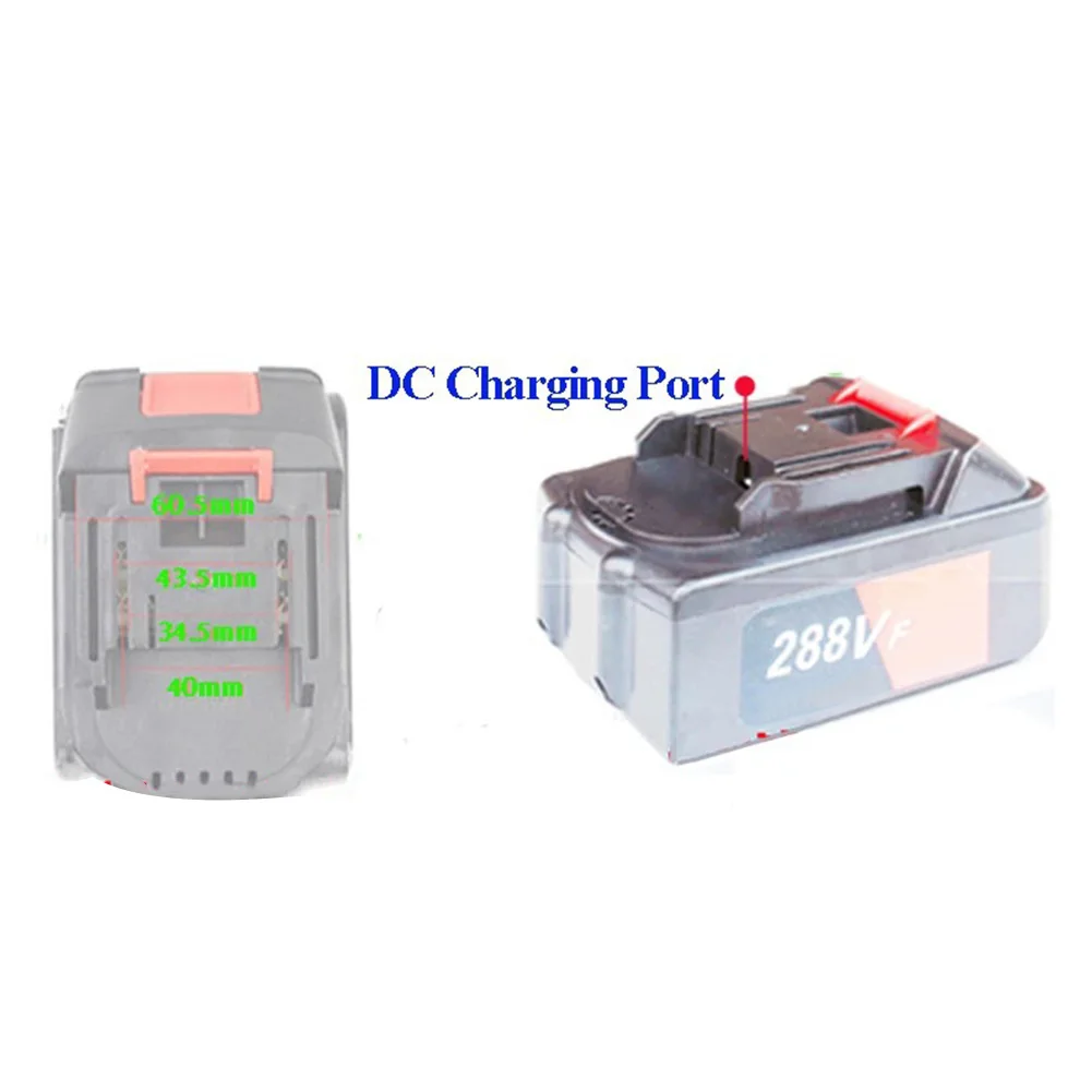 140W PD3.1 Dual-Port Power Adapter for 18V Batteries For BL1820B BL1830B BL1840B BL1850B BL1860B and Other 18V