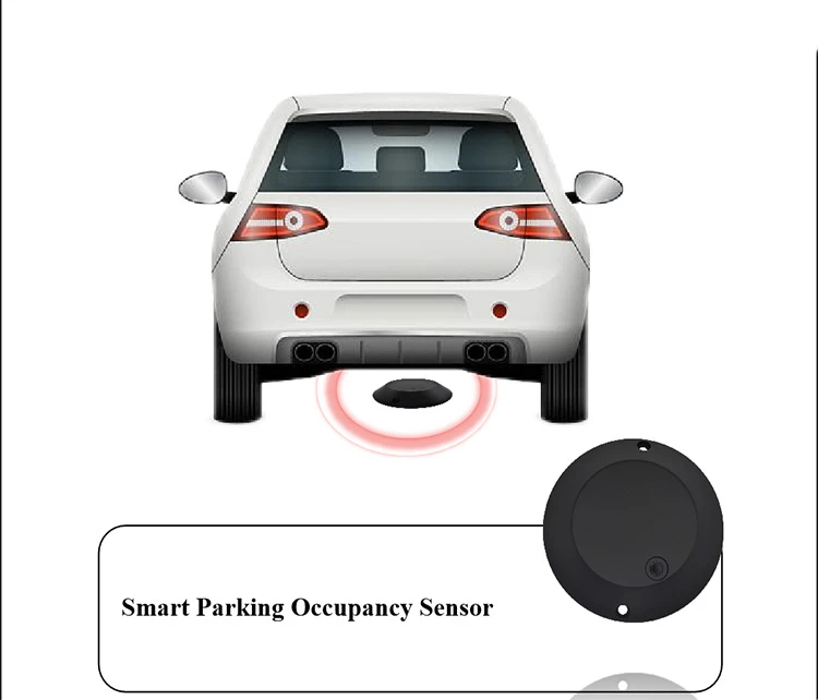 

DO202 Smart NB-IoT Wireless Parking Lorawan Sensor ABS Material Vehicle Detector Wireless Alarm Low Price Level Sensor