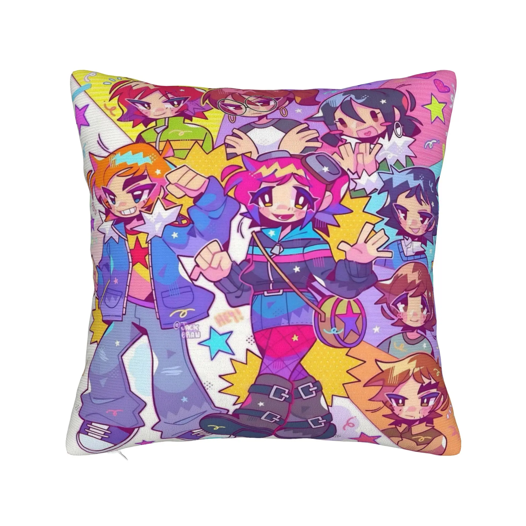 Home Decoration Scott Pilgrim vs. the World Pillowcases Merch  Pillow Covers Zippered Multiple Sizes