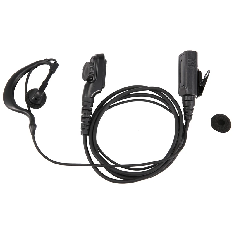 Auricolare a forma di G con grande Ptt per Radio Hytera Pd580 Pd700 Pd780 Pt580h