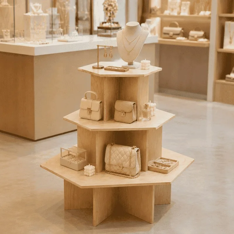 Store Display Cabinet, Super Play Store, Log Color Shelf, Blind Box Diagram, Product Display Shelf.