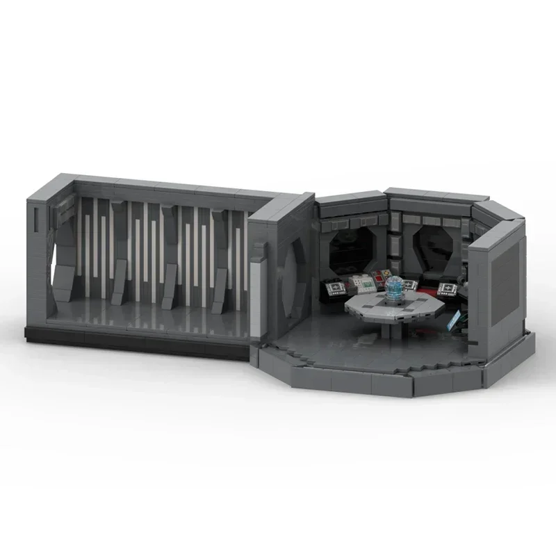 Popular estrela filme modelo moc tijolos de construção luz cruiser ponte tecnologia blocos modulares presente brinquedo natal diy conjuntos montagem