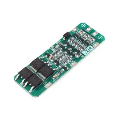 3S 20A Li-ion Lithium Battery 18650 Charger PCB BMS Protection Board For Drill Motor 12.6V Lipo Cell Module 64x20x3.4mm